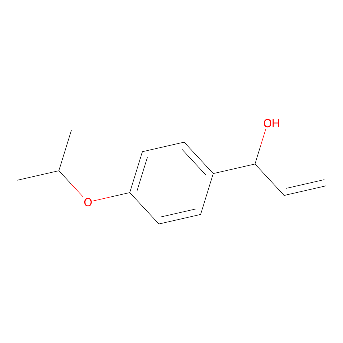 1-(4-Isopropoxyphenyl)prop-2-en-1-ol molecular structure, CAS 1503771-63-8