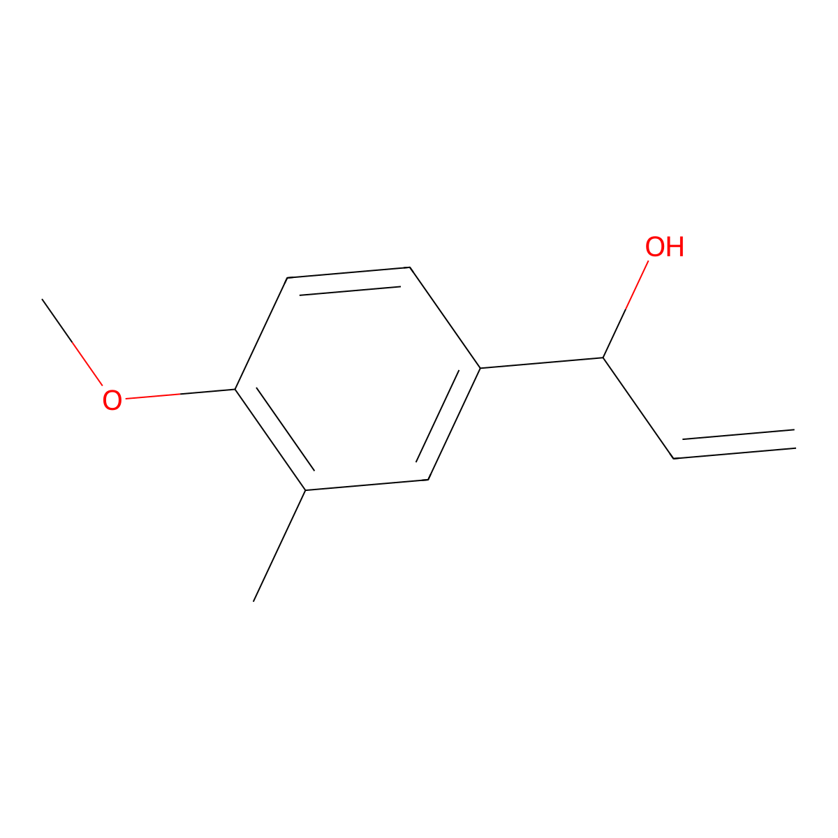 1-(4-Methoxy-3-methylphenyl)prop-2-en-1-ol molecular structure, CAS 1503793-04-1