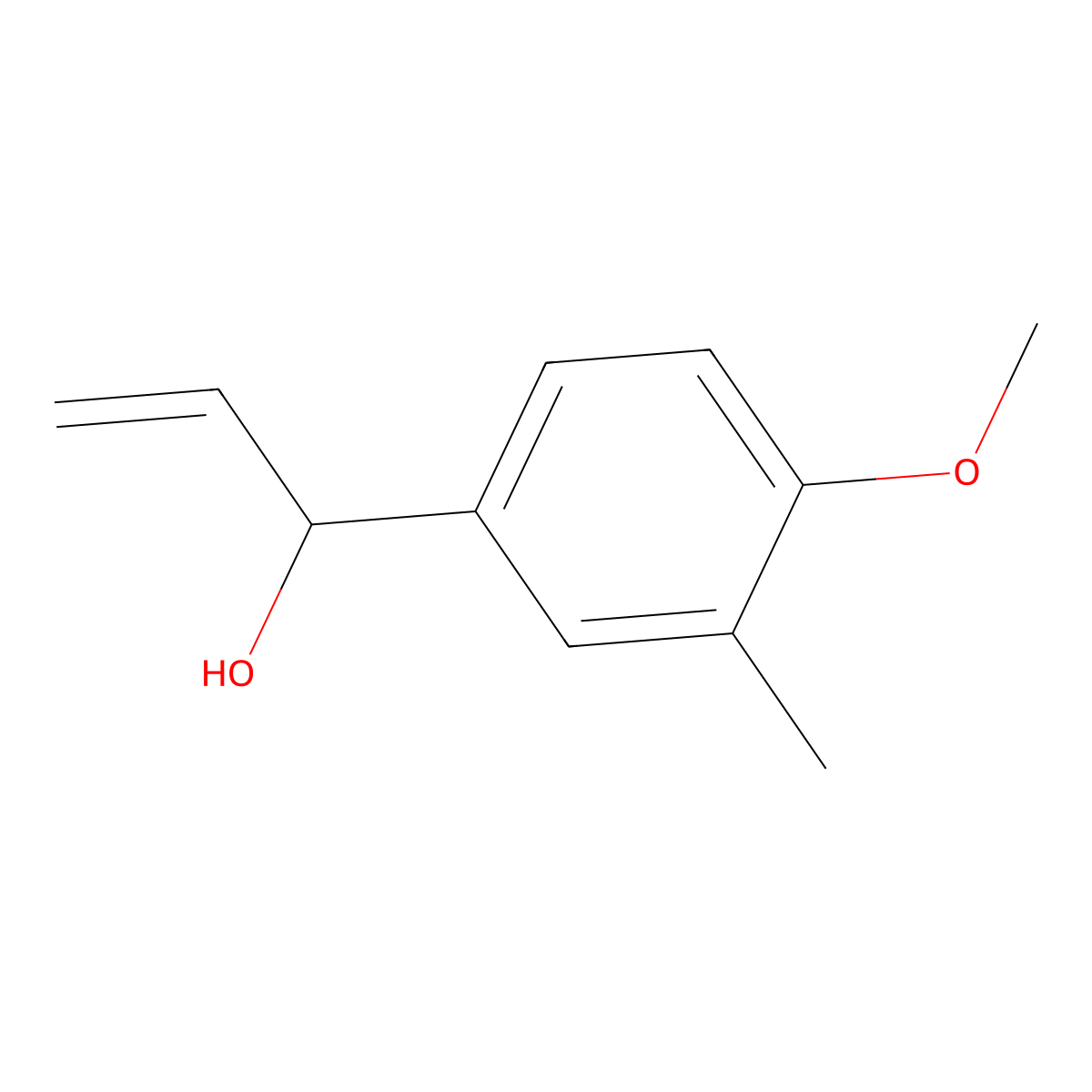 1-(4-Methoxy-3-methylphenyl)prop-2-en-1-ol molecular structure, CAS 1503793-04-1