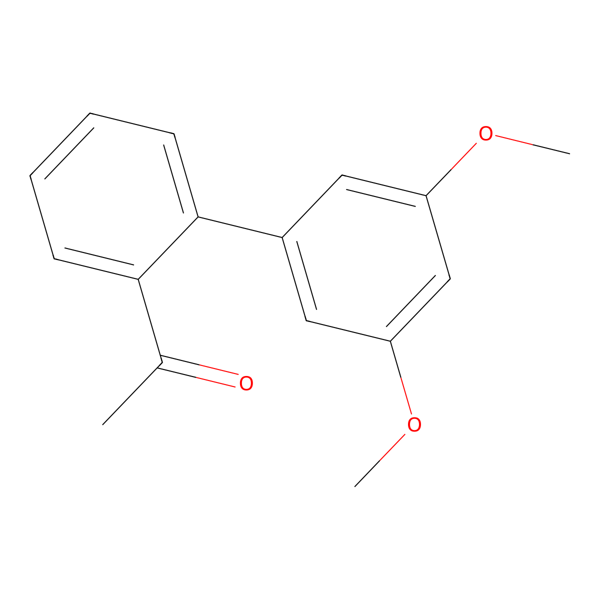 1-(3',5'-Dimethoxy[1,1'-biphenyl]-2-yl)ethanone molecular structure, CAS 1503805-16-0