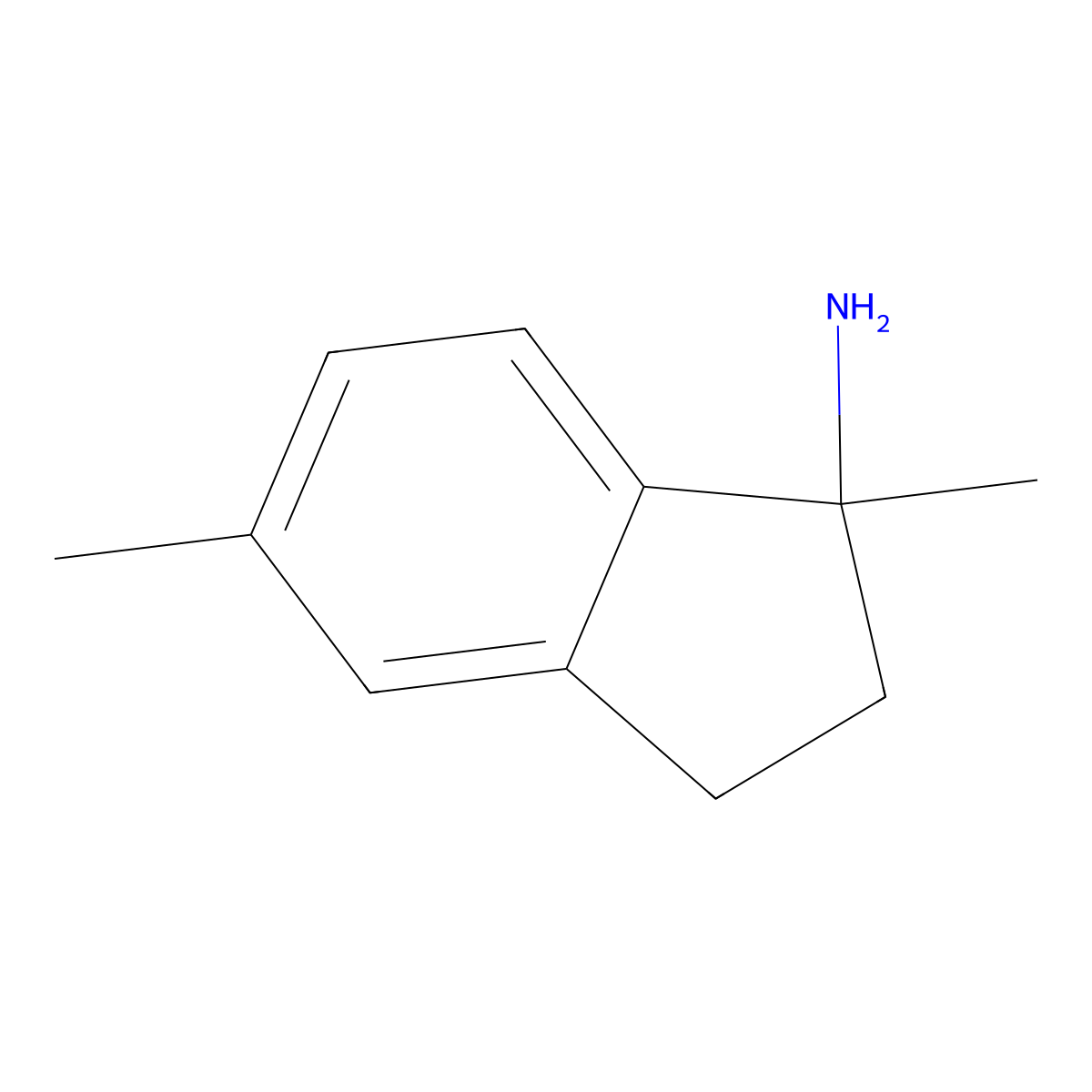 1,5-dimethyl-2,3-dihydro-1H-inden-1-amine molecular structure, CAS 1503844-43-6