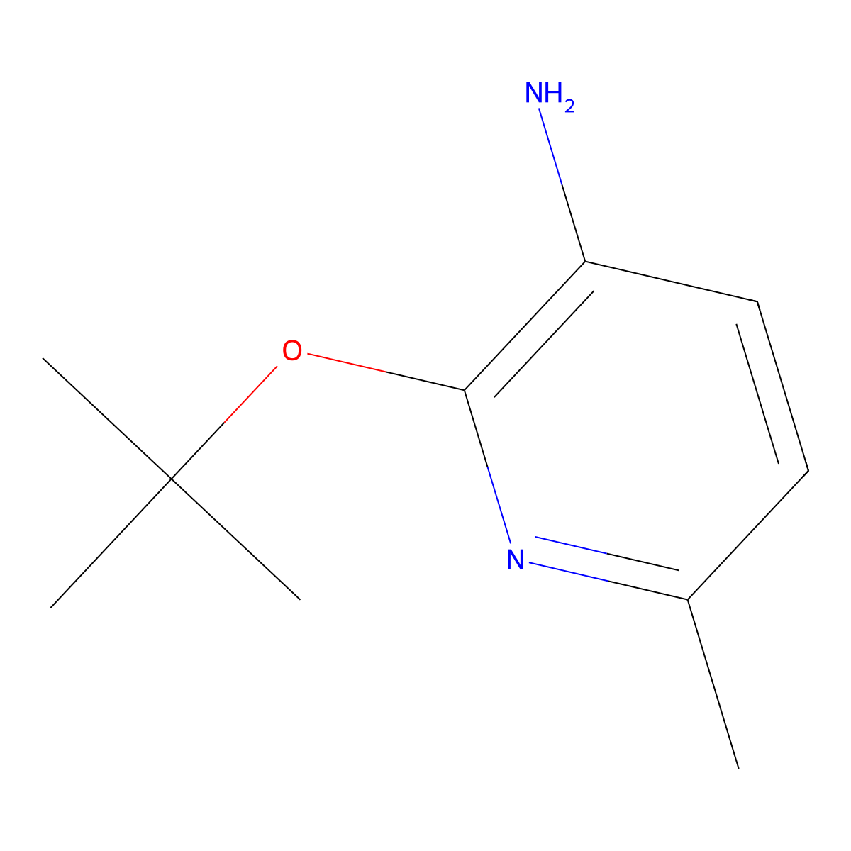2-(Tert-butoxy)-6-methylpyridin-3-amine molecular structure, CAS 1503859-32-2