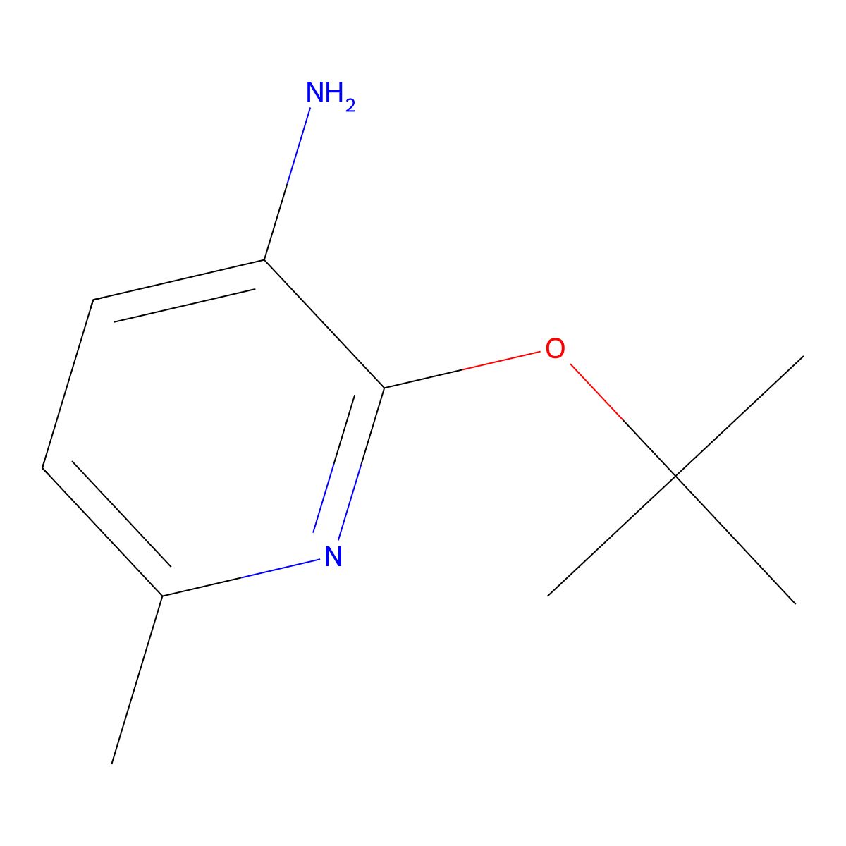 2-(Tert-butoxy)-6-methylpyridin-3-amine molecular structure, CAS 1503859-32-2