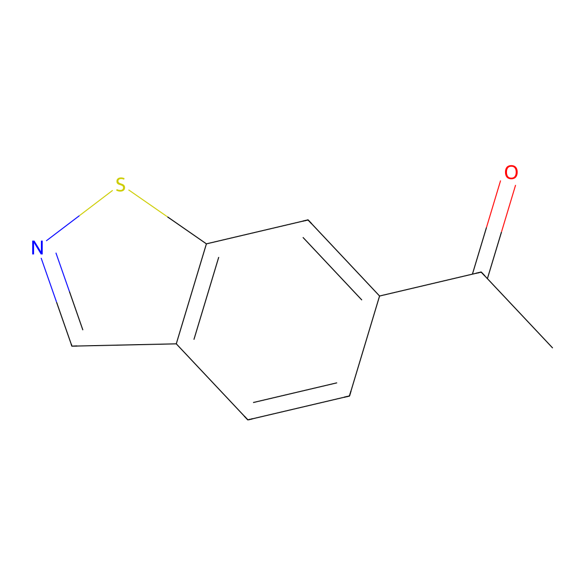 1-(Benzo[d]isothiazol-6-yl)ethanone molecular structure, CAS 1503949-10-7