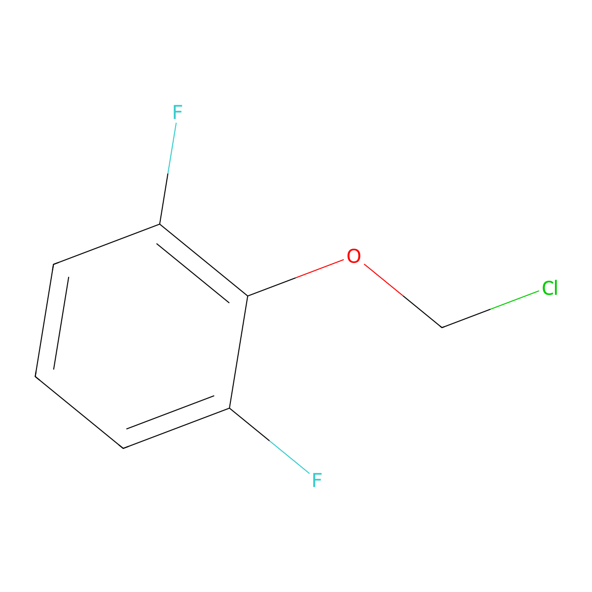 2-(Chloromethoxy)-1,3-difluorobenzene molecular structure, CAS 1503995-20-7