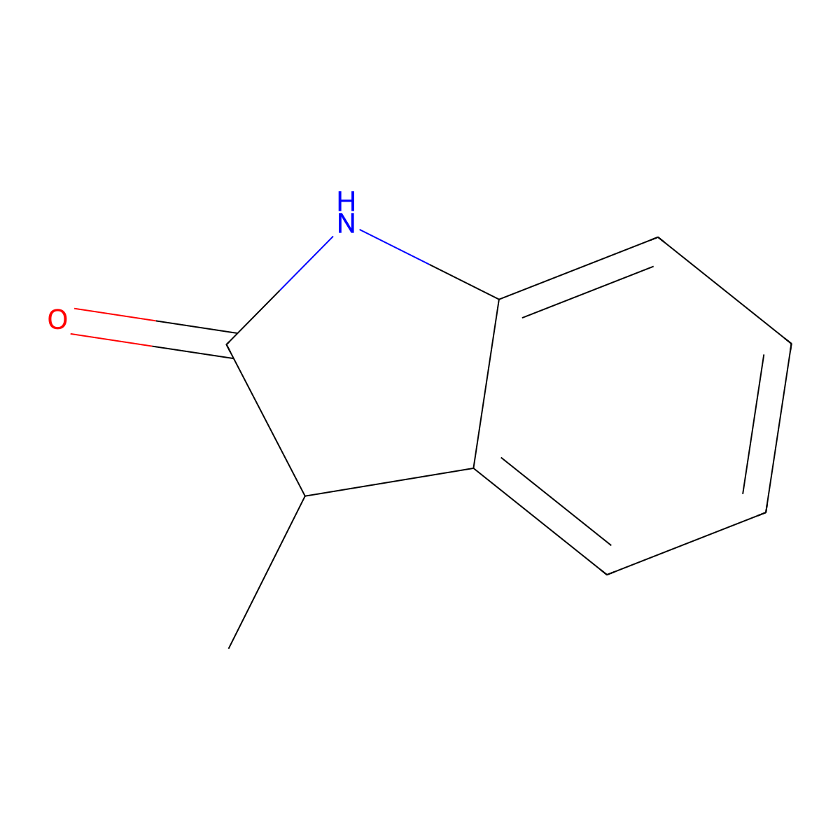3-Methyloxindole molecular structure, CAS 1504-06-9