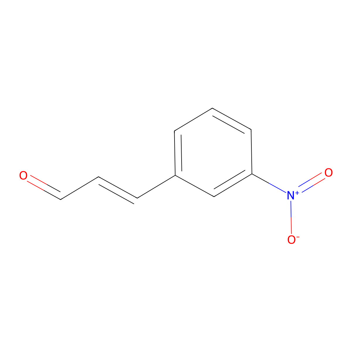 3-(3-Nitrophenyl)acrylaldehyde molecular structure, CAS 1504-76-3
