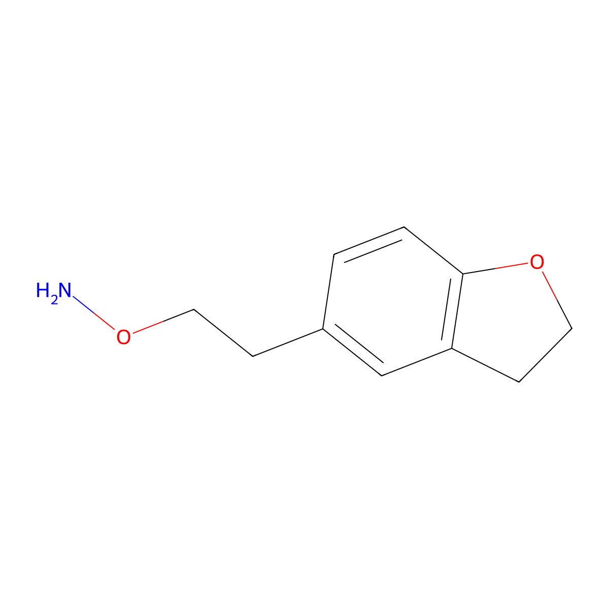 o-(2-(2,3-Dihydrobenzofuran-5-yl)ethyl)hydroxylamine molecular structure, CAS 1504187-25-0