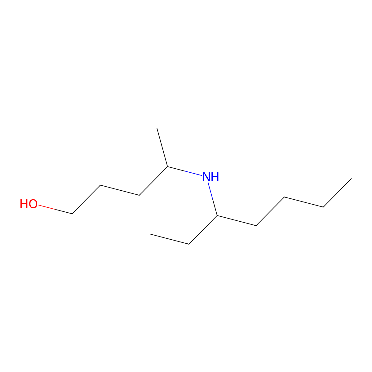 4-[(Heptan-3-yl)amino]pentan-1-ol molecular structure, CAS 1504197-37-8