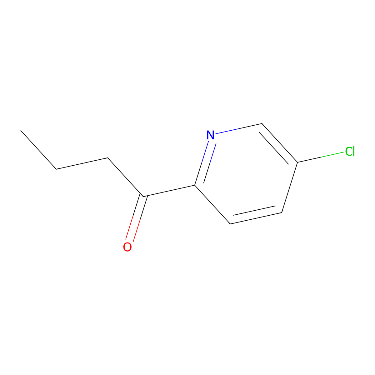 1-(5-Chloropyridin-2-yl)butan-1-one molecular structure, CAS 1504215-56-8