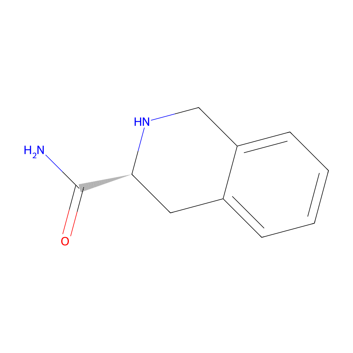 (R)-1,2,3,4-Tetrahydro-isoquinoline-3-carboxylic acid amide molecular structure, CAS 150448-64-9