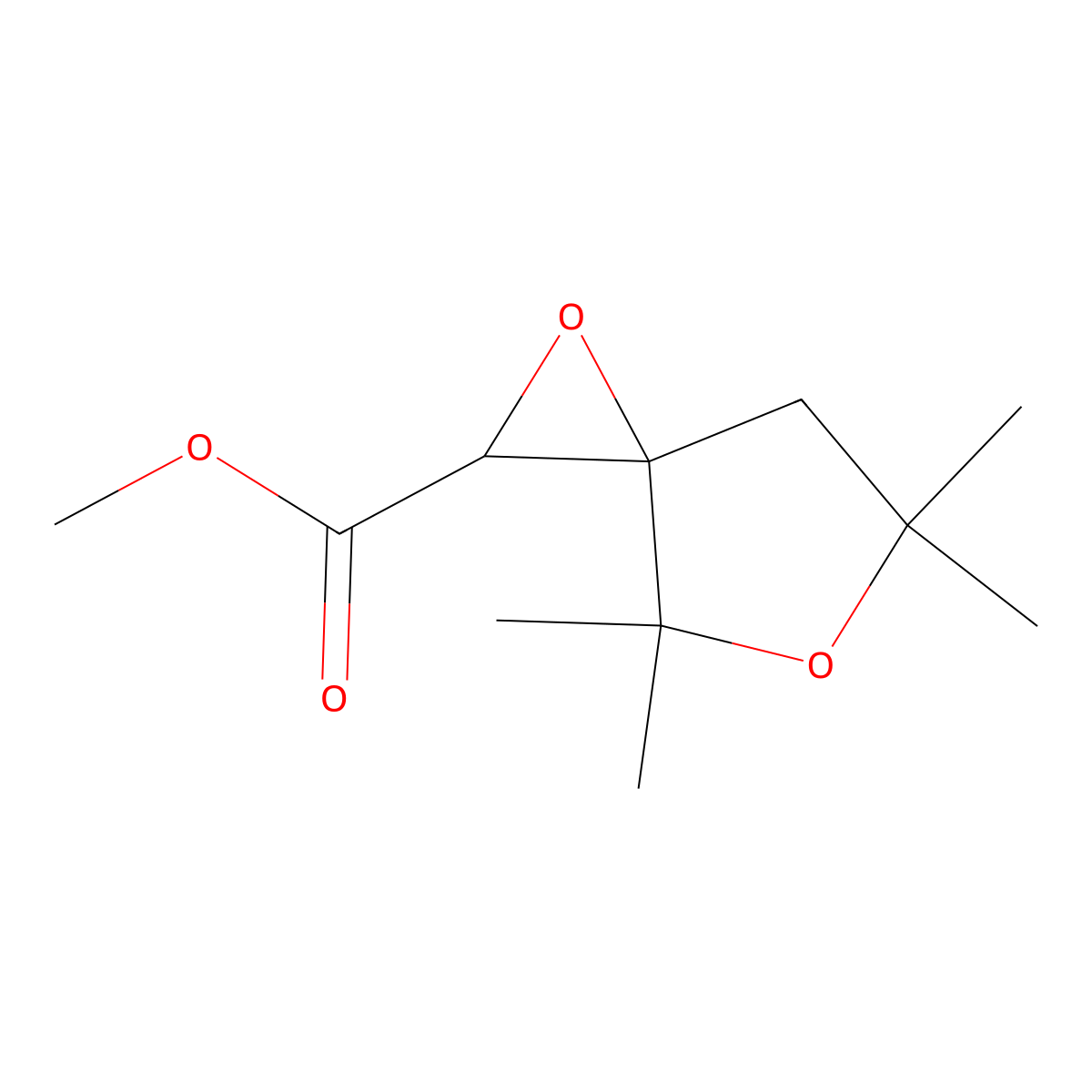 Methyl 4,4,6,6-tetramethyl-1,5-dioxaspiro[2.4]heptane-2-carboxylate molecular structure, CAS 1504622-77-8