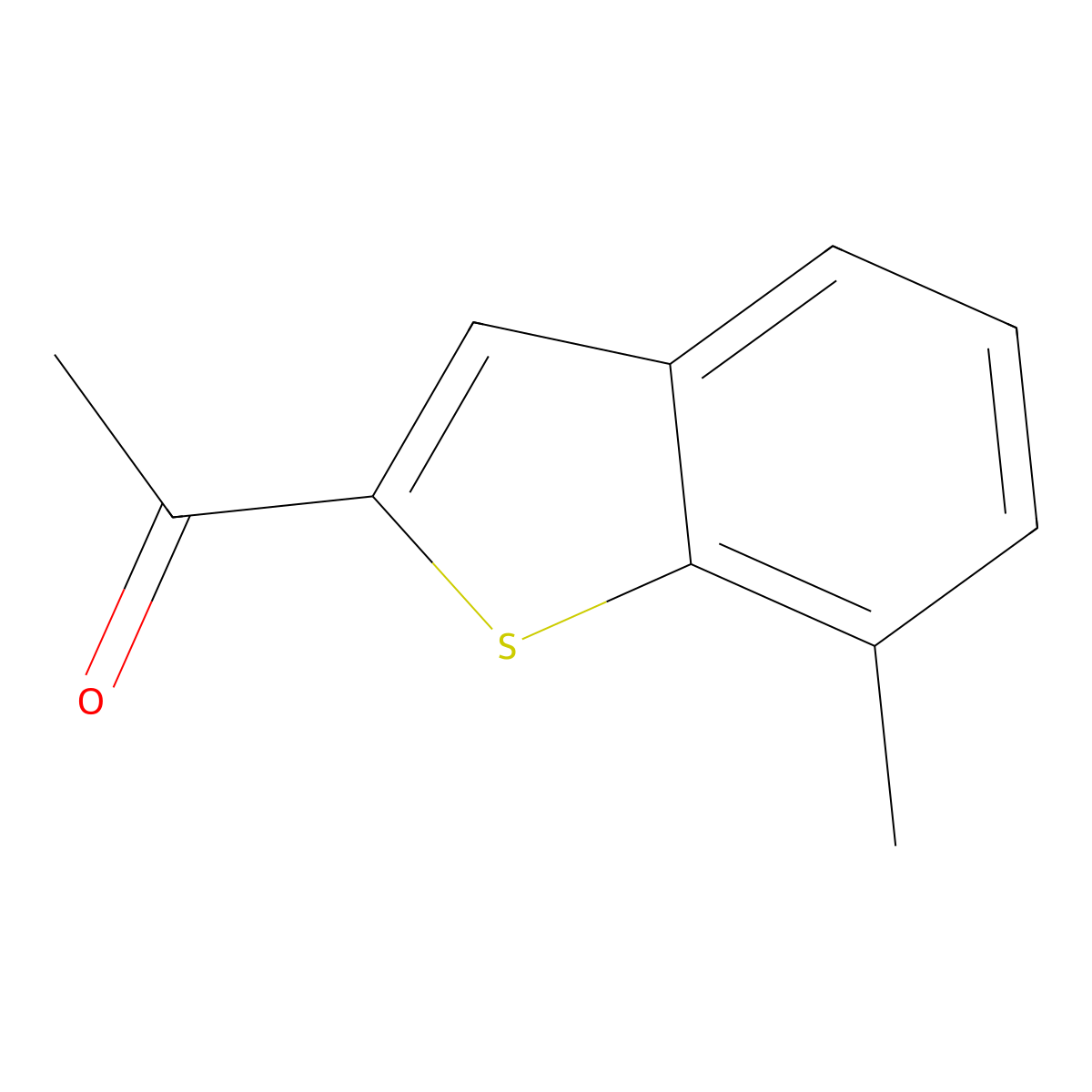 1-(7-Methylbenzo[b]thiophen-2-yl)ethanone molecular structure, CAS 1505-45-9