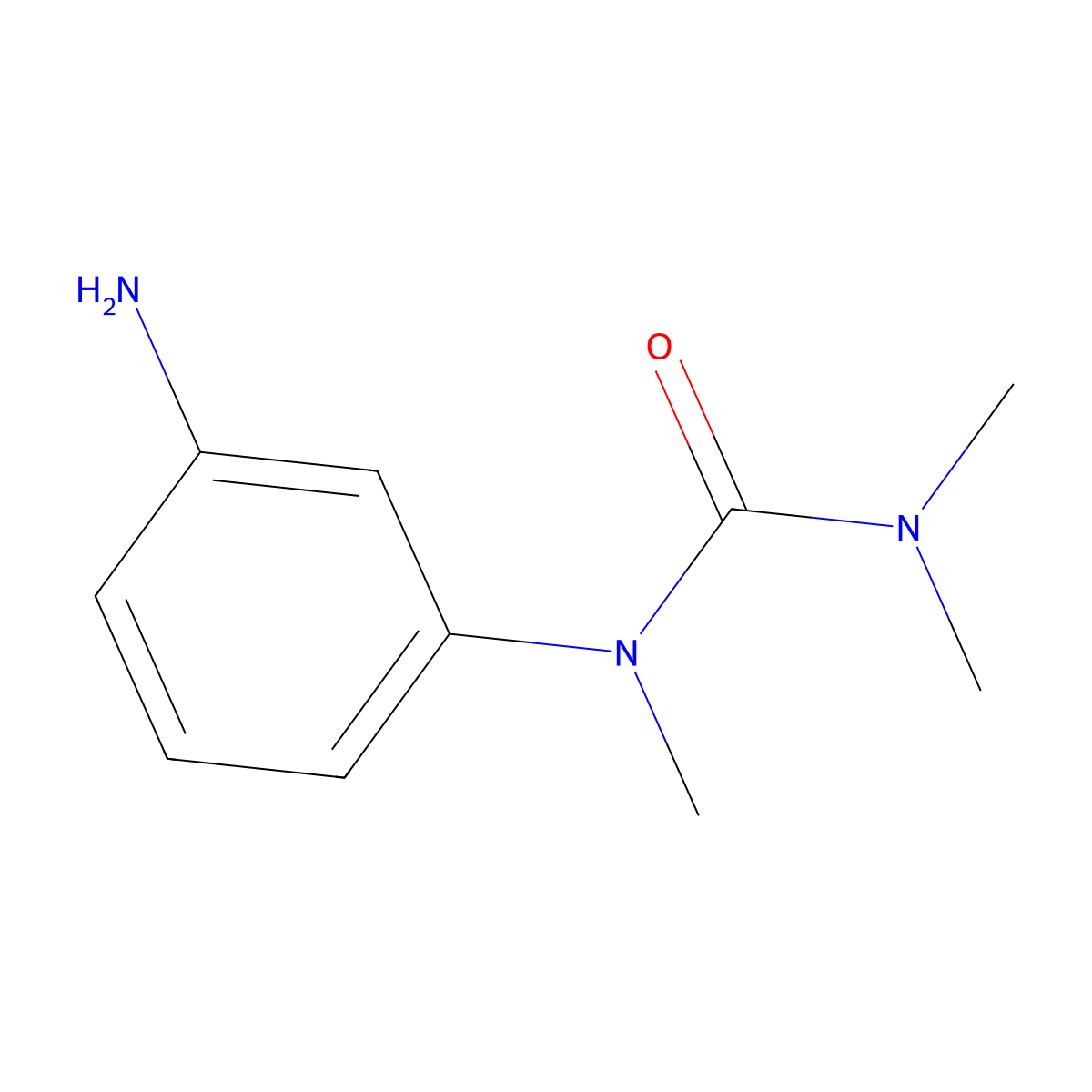 1-(3-Aminophenyl)-1,3,3-trimethylurea molecular structure, CAS 1505050-02-1