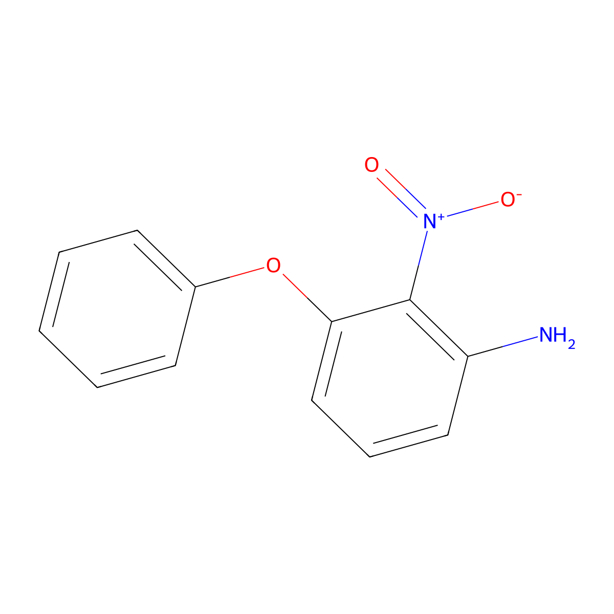 2-Nitro-3-phenoxyaniline molecular structure, CAS 1505150-85-5