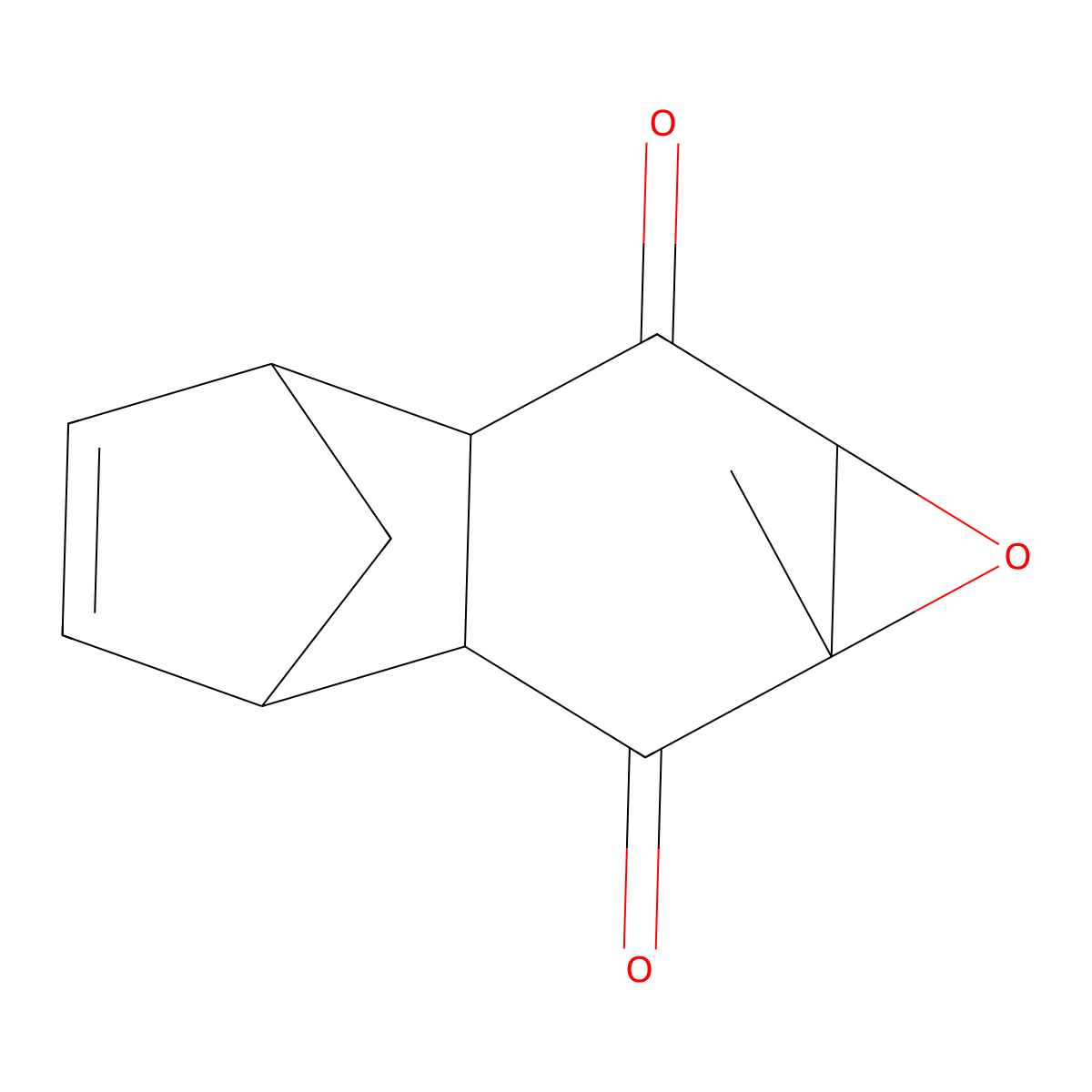 4-Methyl-5-oxatetracyclo[7.2.1.0~2,8~.0~4,6~]dodec-10-ene-3,7-dione molecular structure, CAS 15052-13-8