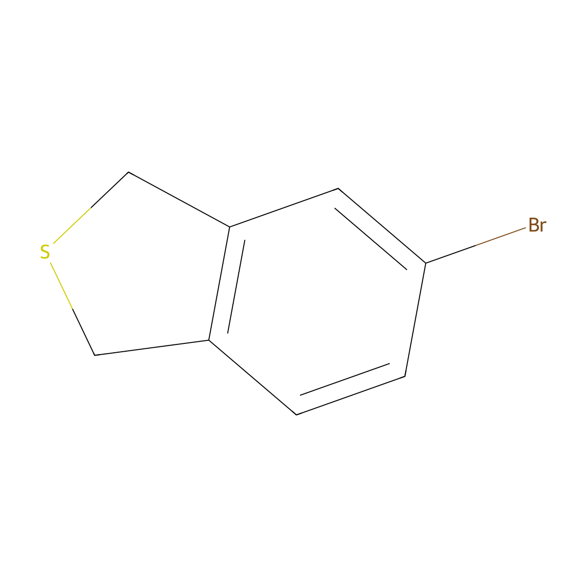 5-Bromo-1,3-dihydro-2-benzothiophene molecular structure, CAS 150527-38-1