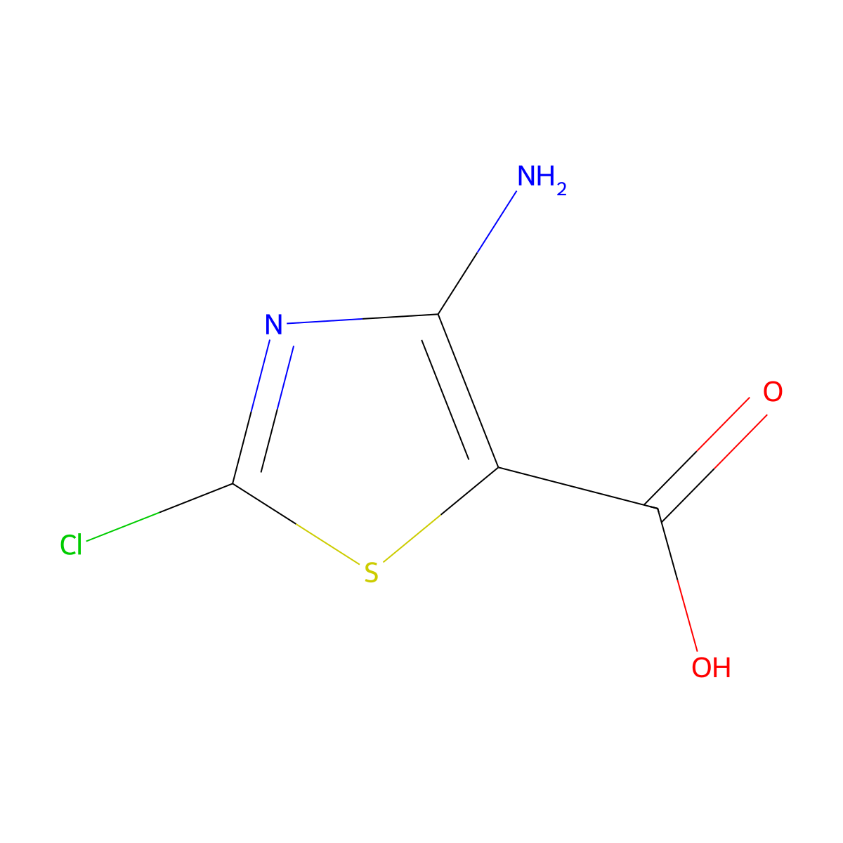 4-Amino-2-chlorothiazole-5-carboxylic acid molecular structure, CAS 1505316-34-6