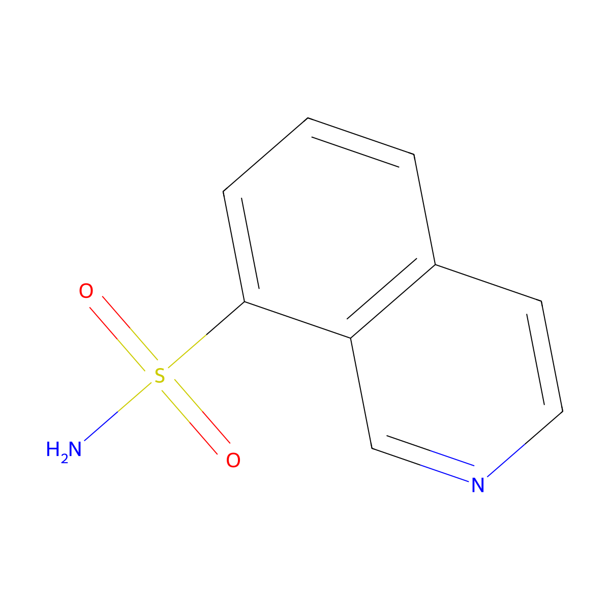 Isoquinoline-8-sulfonamide molecular structure, CAS 1505341-54-7