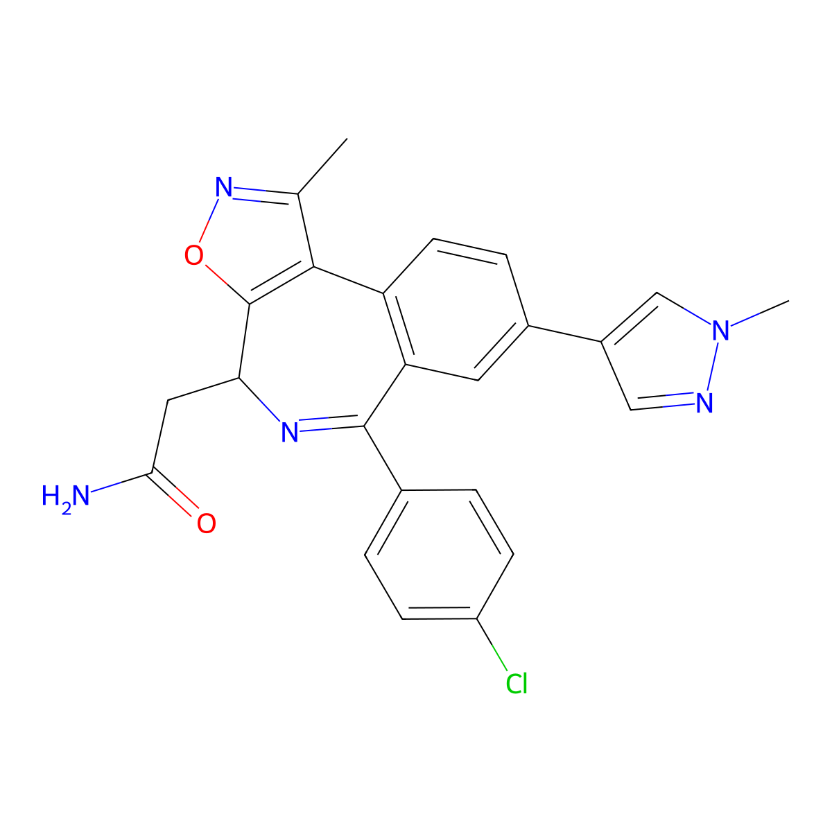 BET bromodomain inhibitor molecular structure, CAS 1505453-59-7
