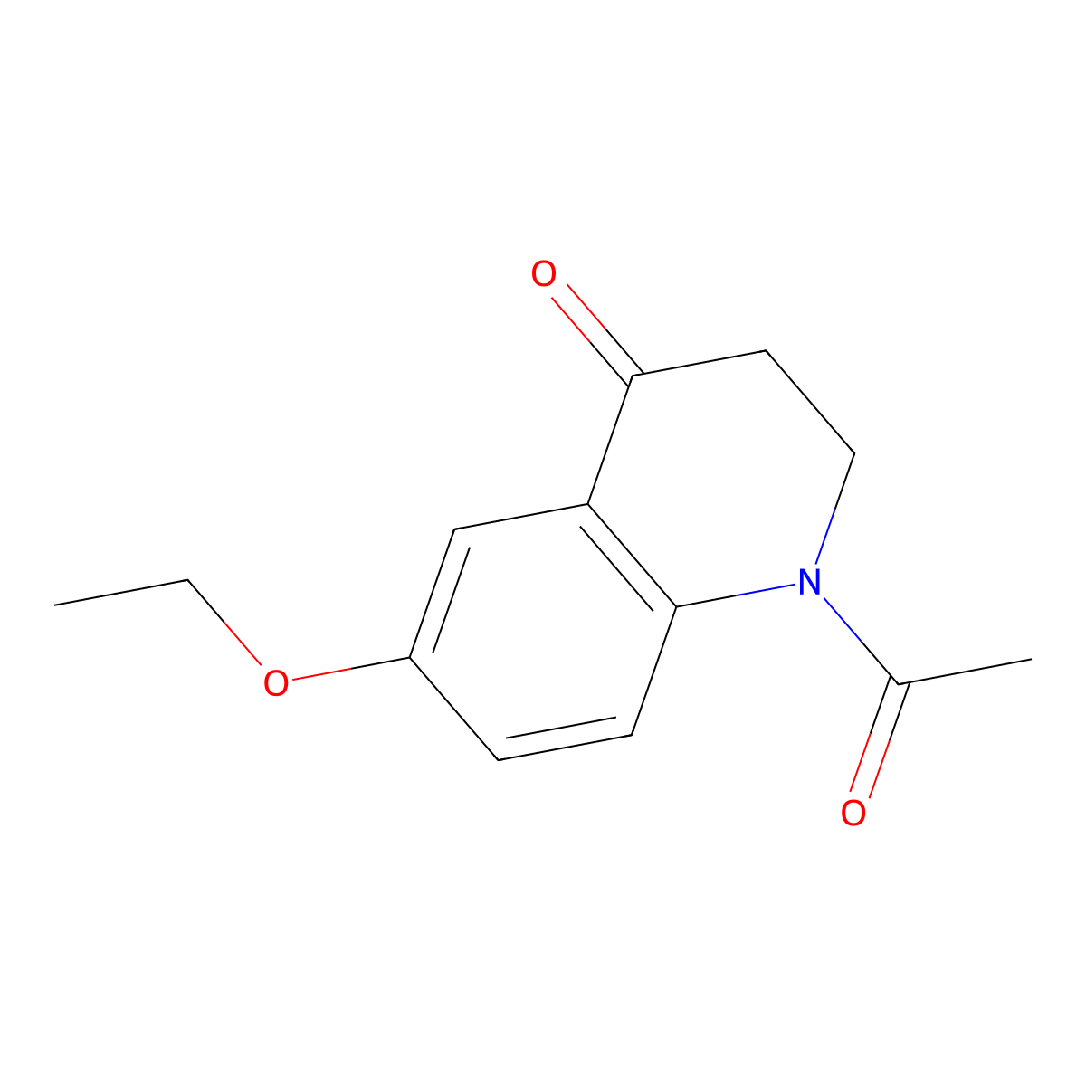 1-Acetyl-6-ethoxy-1,2,3,4-tetrahydroquinolin-4-one molecular structure, CAS 1505668-16-5