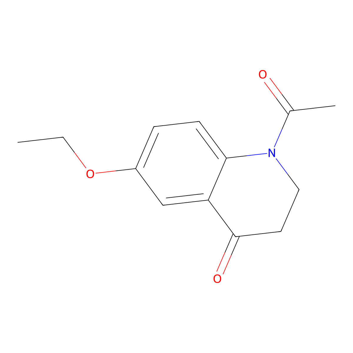 1-Acetyl-6-ethoxy-1,2,3,4-tetrahydroquinolin-4-one molecular structure, CAS 1505668-16-5