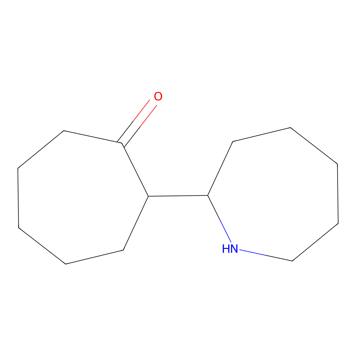2-(Azepan-2-YL)cycloheptan-1-one molecular structure, CAS 1505668-60-9