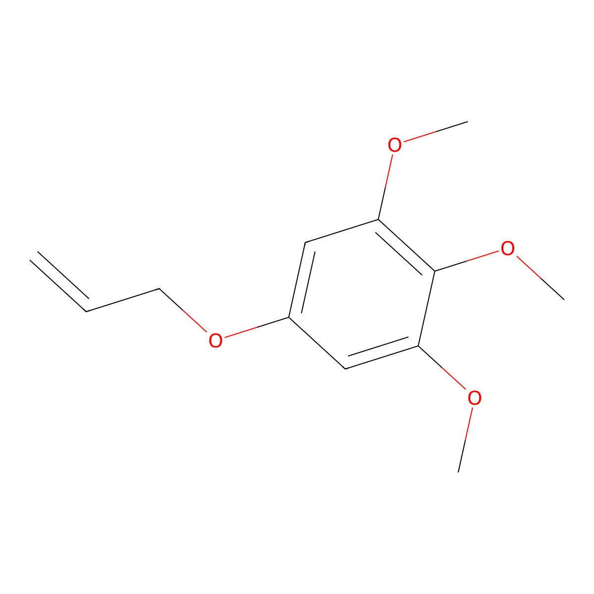 5-(Allyloxy)-1,2,3-trimethoxybenzene molecular structure, CAS 150571-99-6