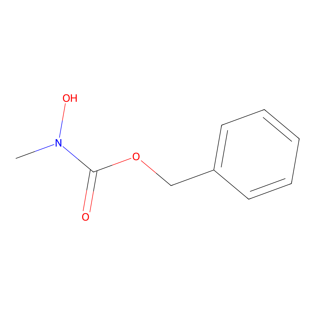 benzyl N-hydroxy-N-methylcarbamate molecular structure, CAS 15058-52-3
