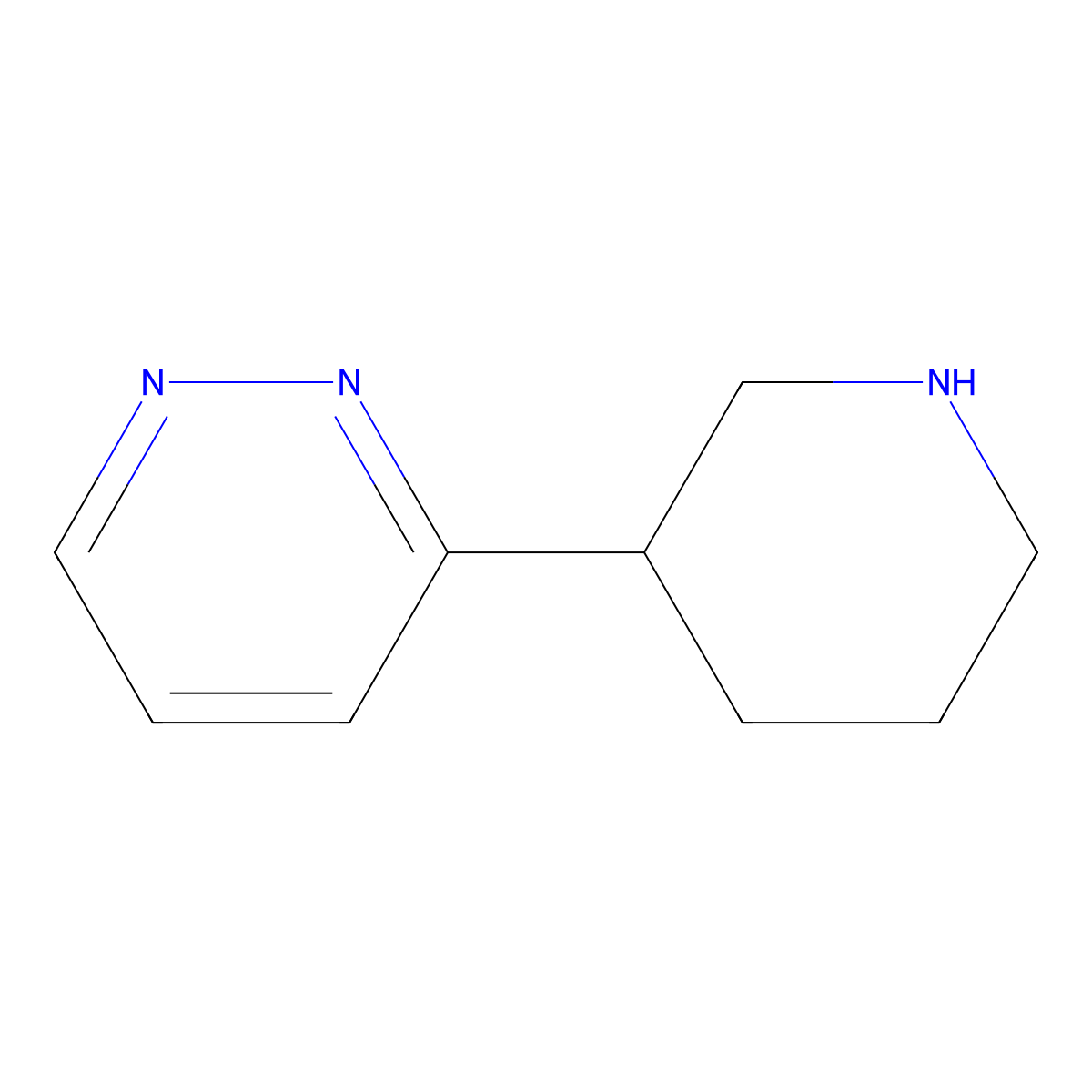 3-(Piperidin-3-yl)pyridazine molecular structure, CAS 1505841-65-5