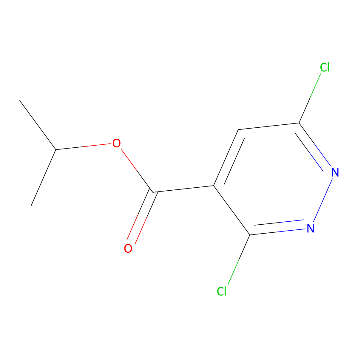 Isopropyl 3,6-dichloropyridazine-4-carboxylate molecular structure, CAS 1505966-87-9