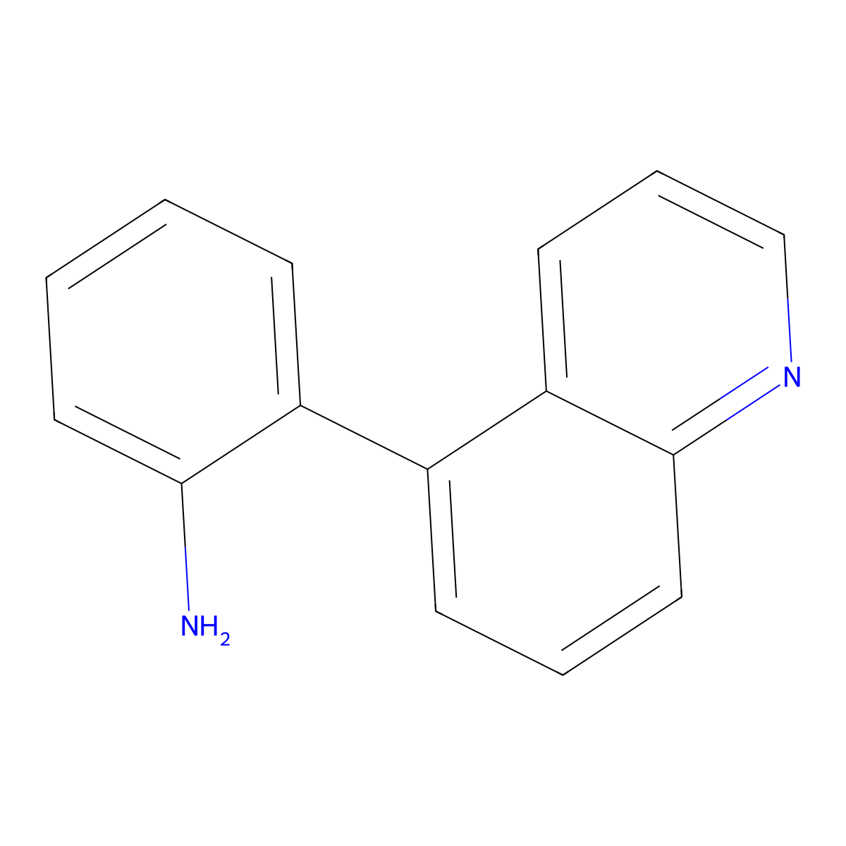 2-(Quinolin-5-yl)aniline molecular structure, CAS 1505979-21-4