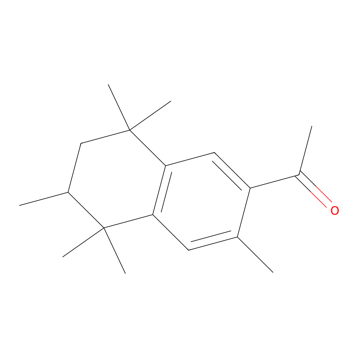 Tonalide molecular structure, CAS 1506-02-1