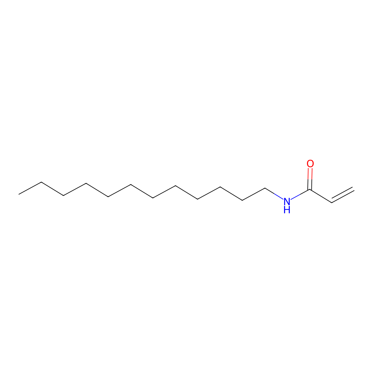N-Dodecylacrylamide molecular structure, CAS 1506-53-2
