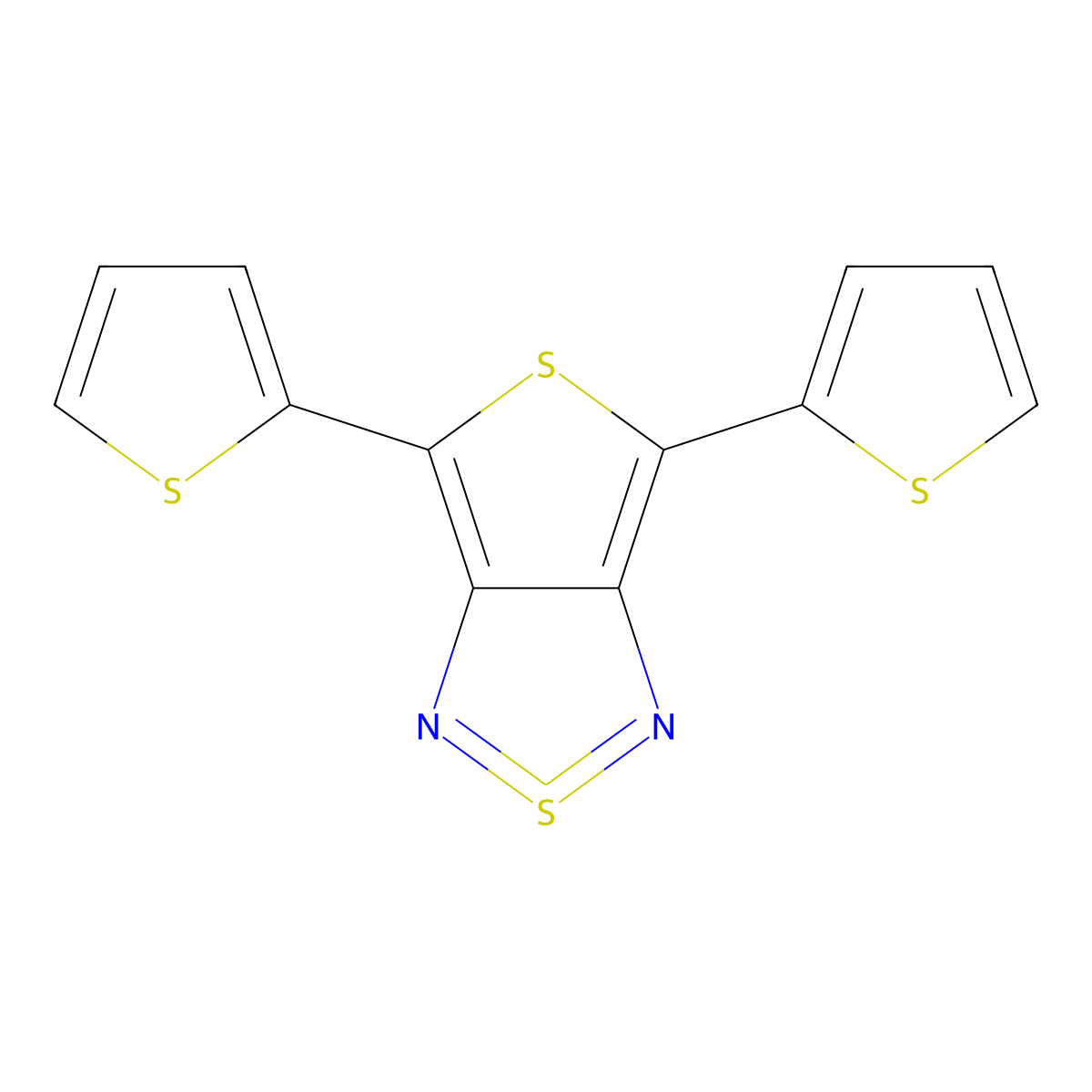 1,3-Di-2-thienylthieno[3,4-c][1,2,5]thiadiazole-2-SIV molecular structure, CAS 150600-72-9