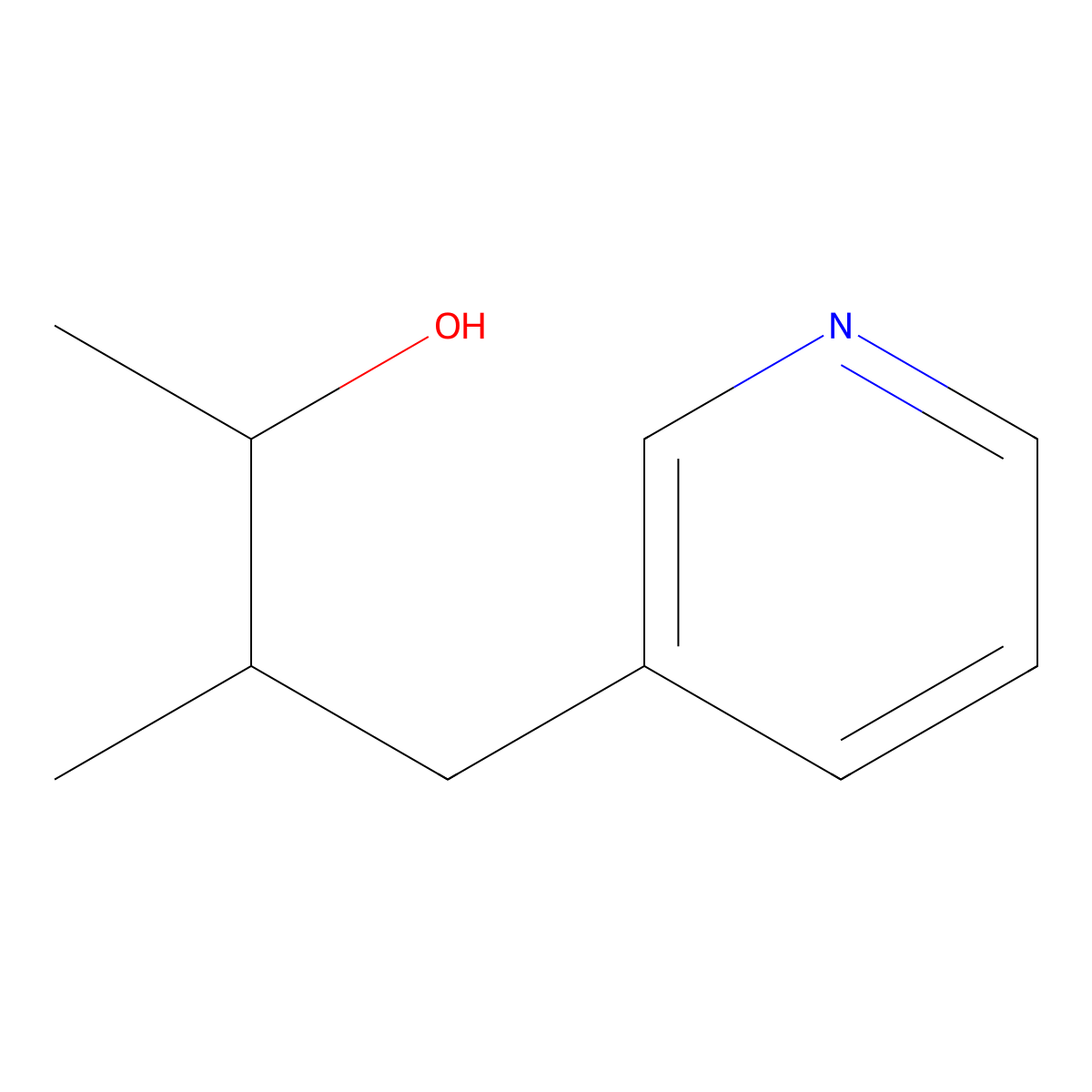3-Methyl-4-(pyridin-3-yl)butan-2-ol molecular structure, CAS 1506034-35-0