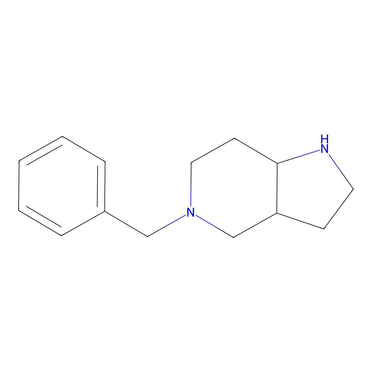 5-benzyloctahydro-1H-pyrrolo[3,2-c]pyridine molecular structure, CAS 1506066-94-9