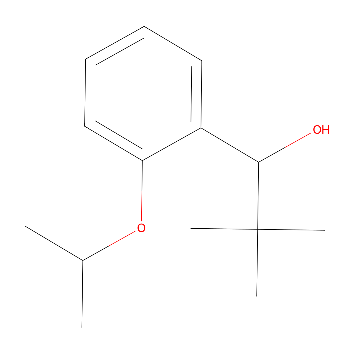 1-(2-Isopropoxyphenyl)-2,2-dimethylpropan-1-ol molecular structure, CAS 1506069-02-8