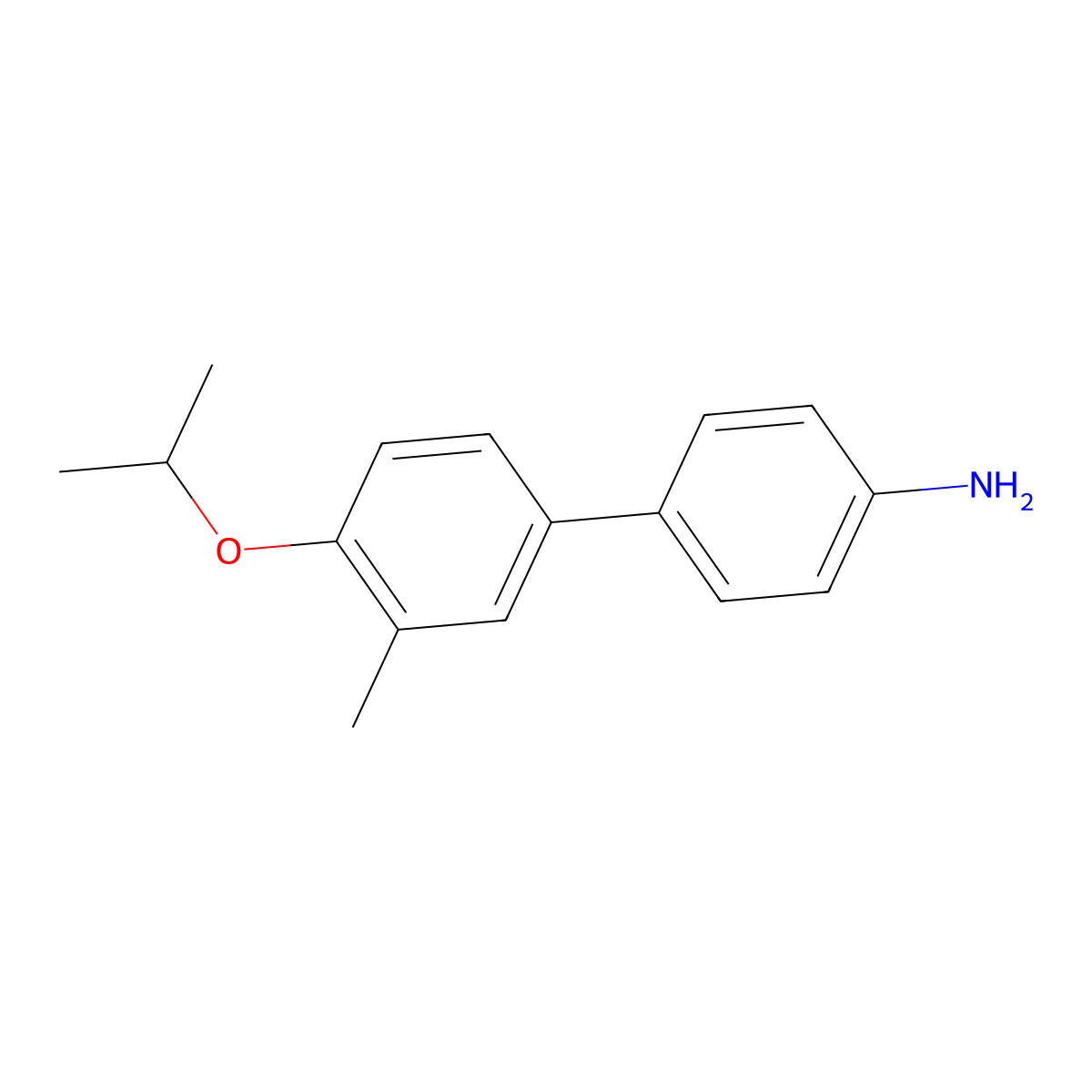 3'-Methyl-4'-(1-methylethoxy)[1,1'-biphenyl]-4-amine molecular structure, CAS 1506070-12-7