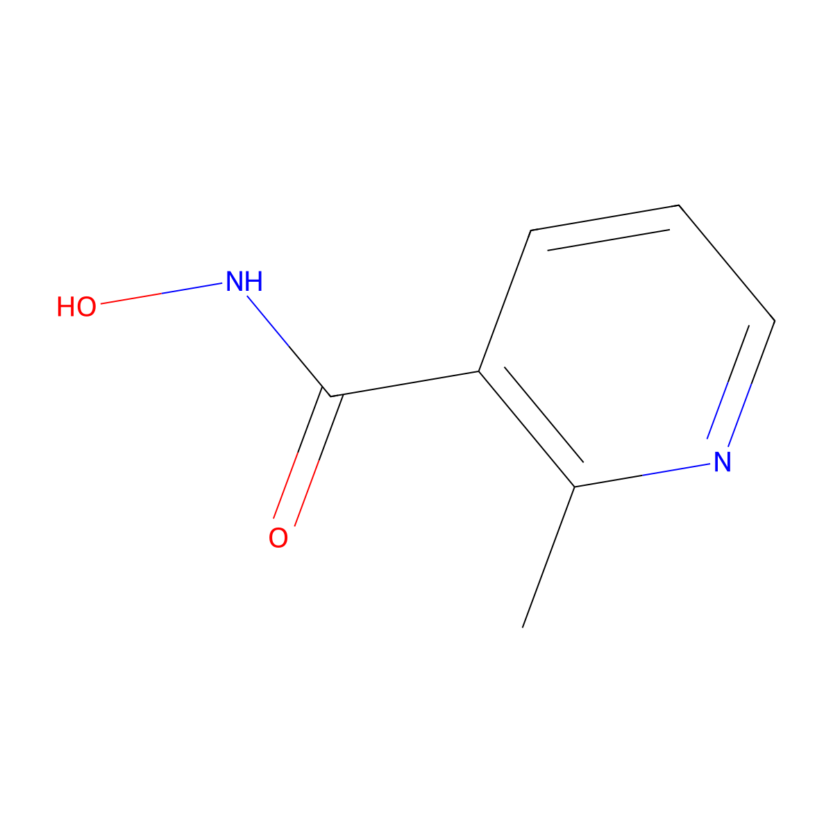 N-hydroxy-2-methylpyridine-3-carboxamide molecular structure, CAS 1506075-84-8