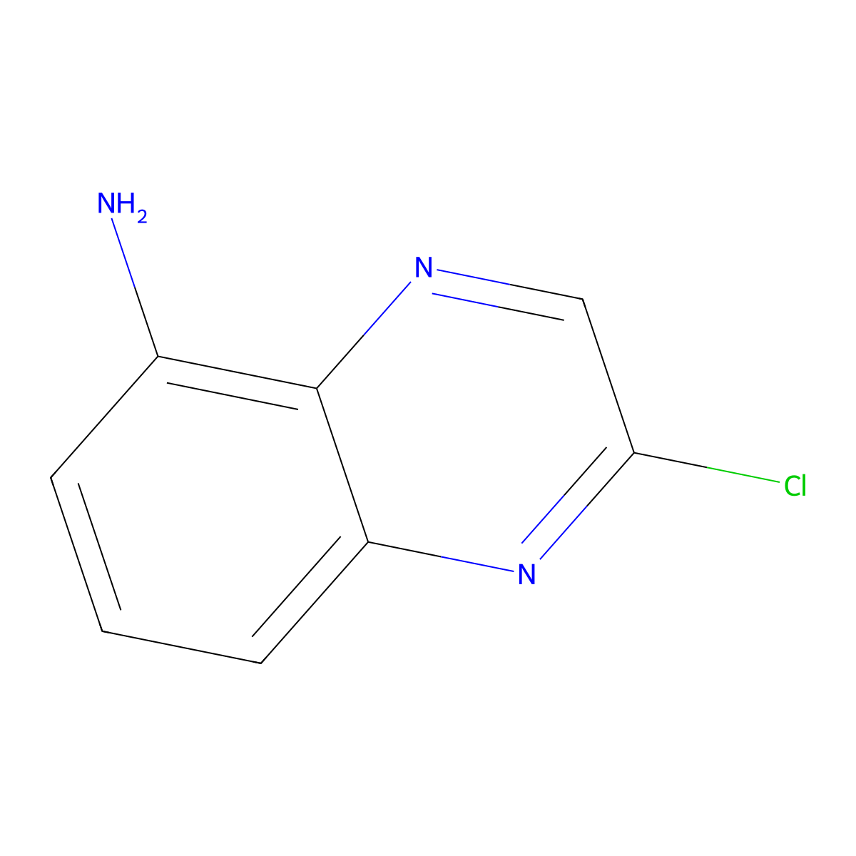 2-Chloroquinoxalin-5-amine molecular structure, CAS 1506077-04-8
