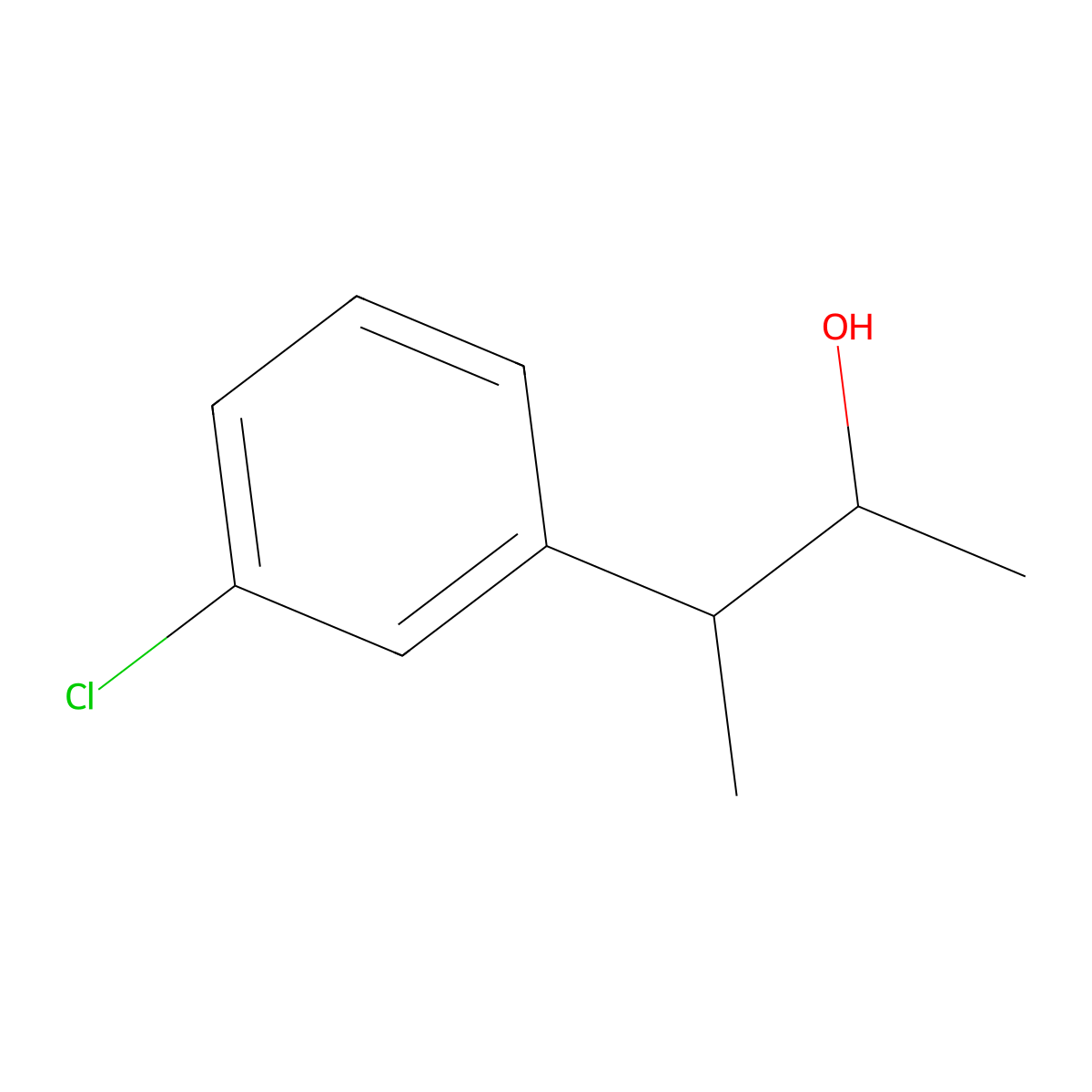 3-(3-Chlorophenyl)butan-2-ol molecular structure, CAS 1506114-24-4