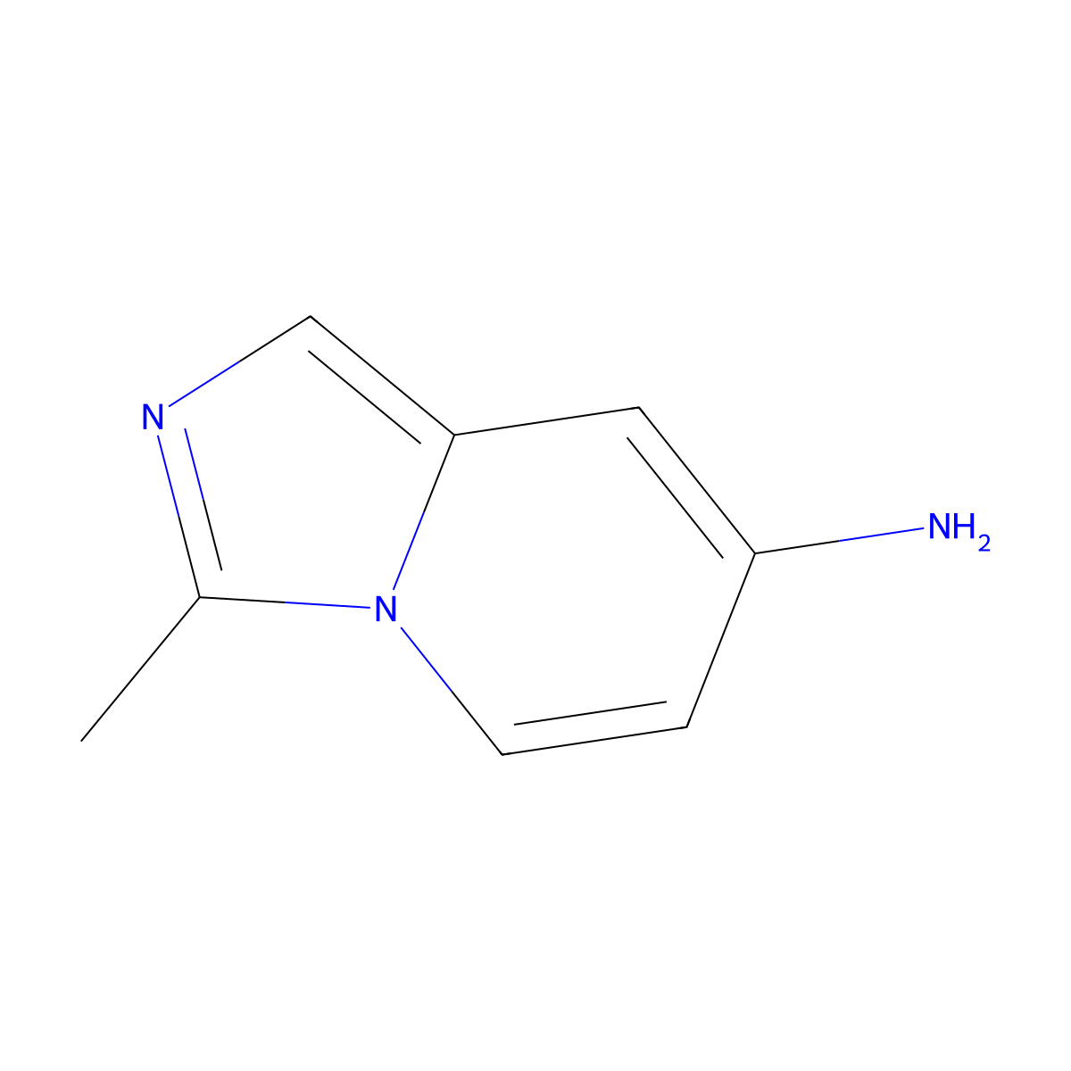 3-Methylimidazo[1,5-a]pyridin-7-amine molecular structure, CAS 1506147-67-6