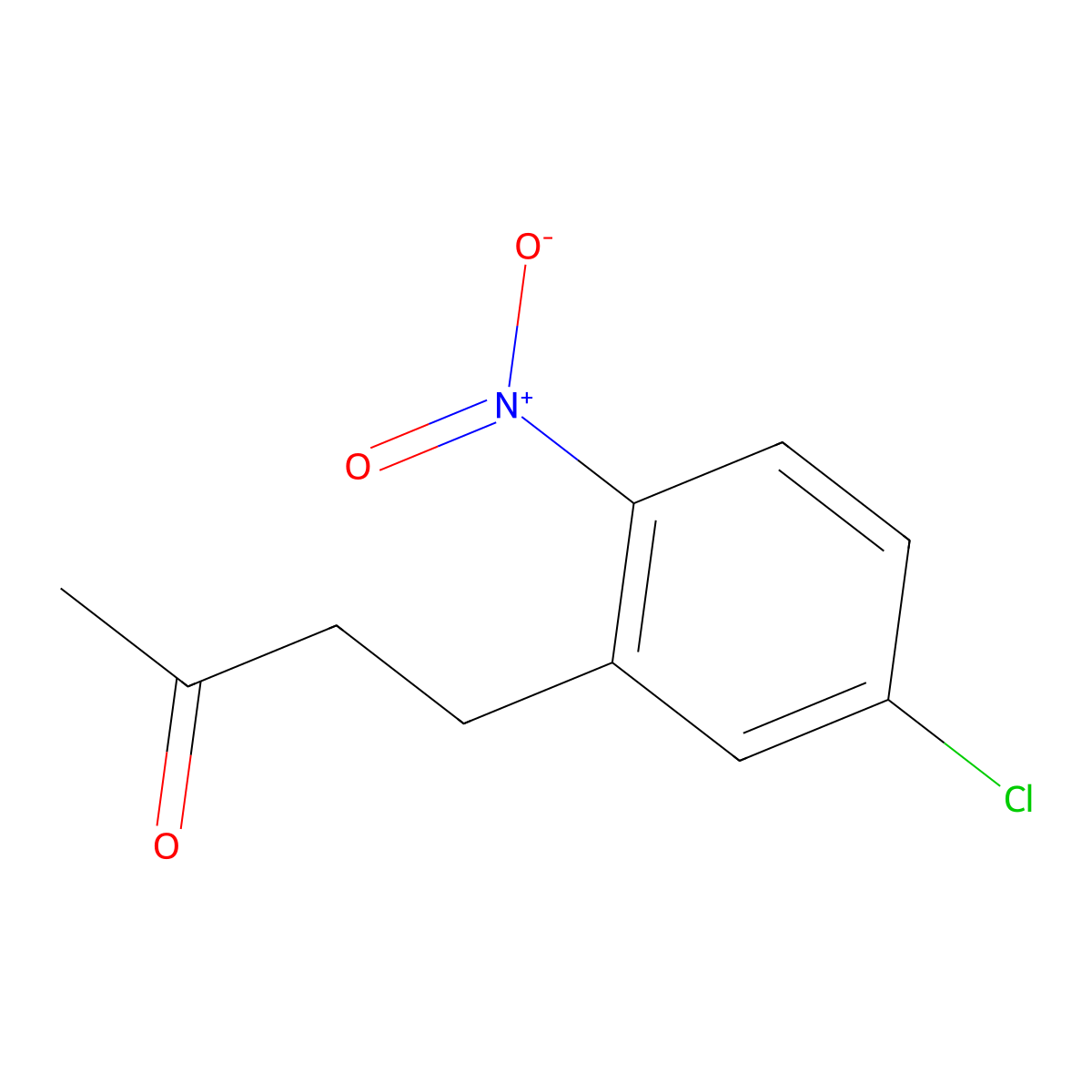 4-(5-Chloro-2-nitrophenyl)butan-2-one molecular structure, CAS 1506195-87-4