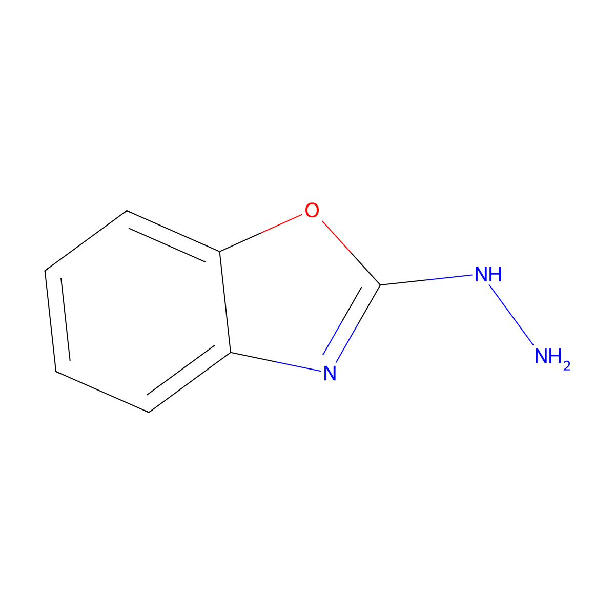 2-Hydrazinobenzoxazole molecular structure, CAS 15062-88-1