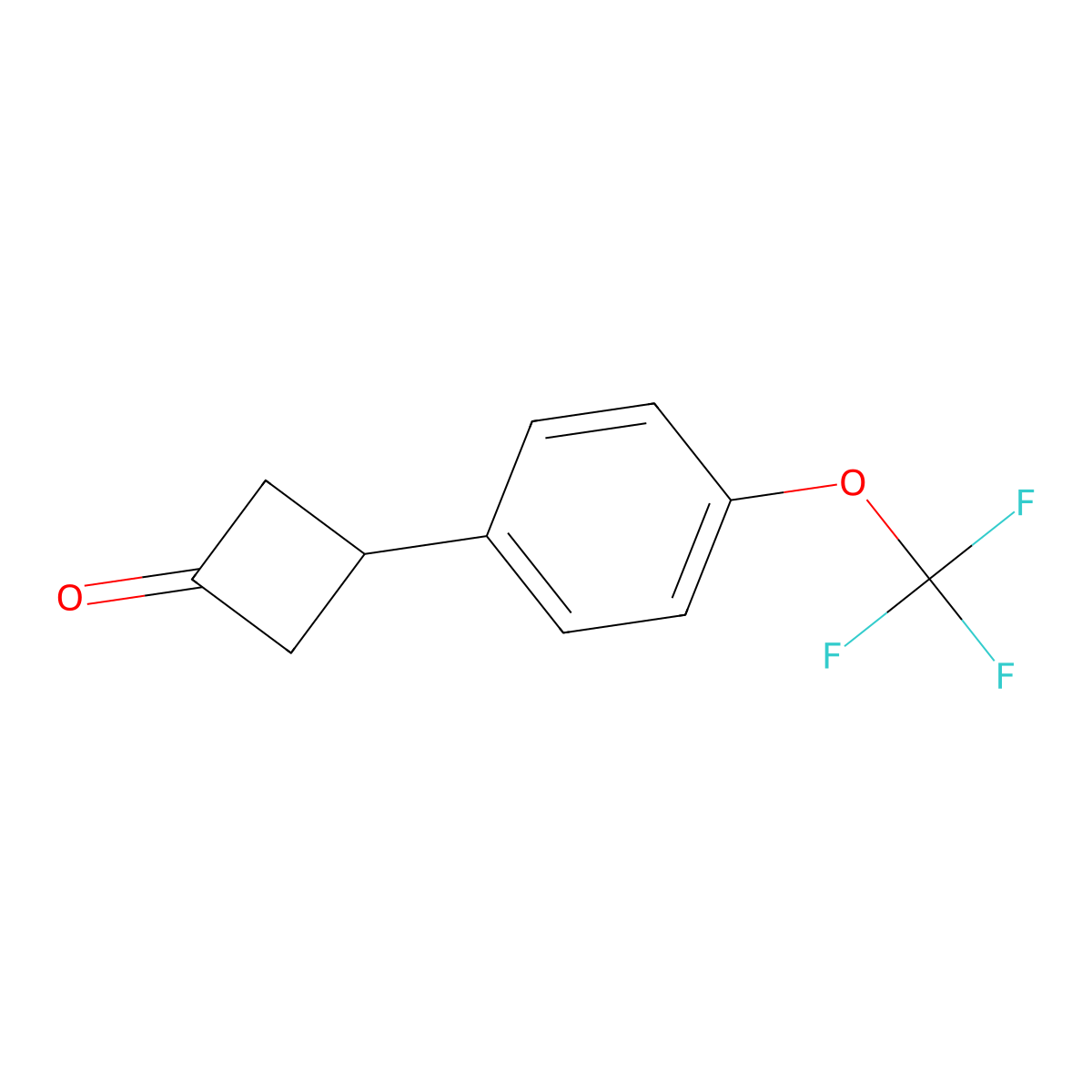 3-(4-(Trifluoromethoxy)phenyl)cyclobutan-1-one molecular structure, CAS 1506272-65-6