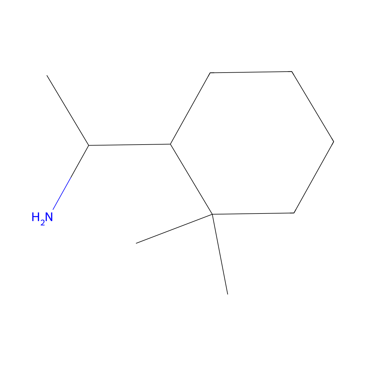 1-(2,2-Dimethylcyclohexyl)ethan-1-amine molecular structure, CAS 1506318-25-7