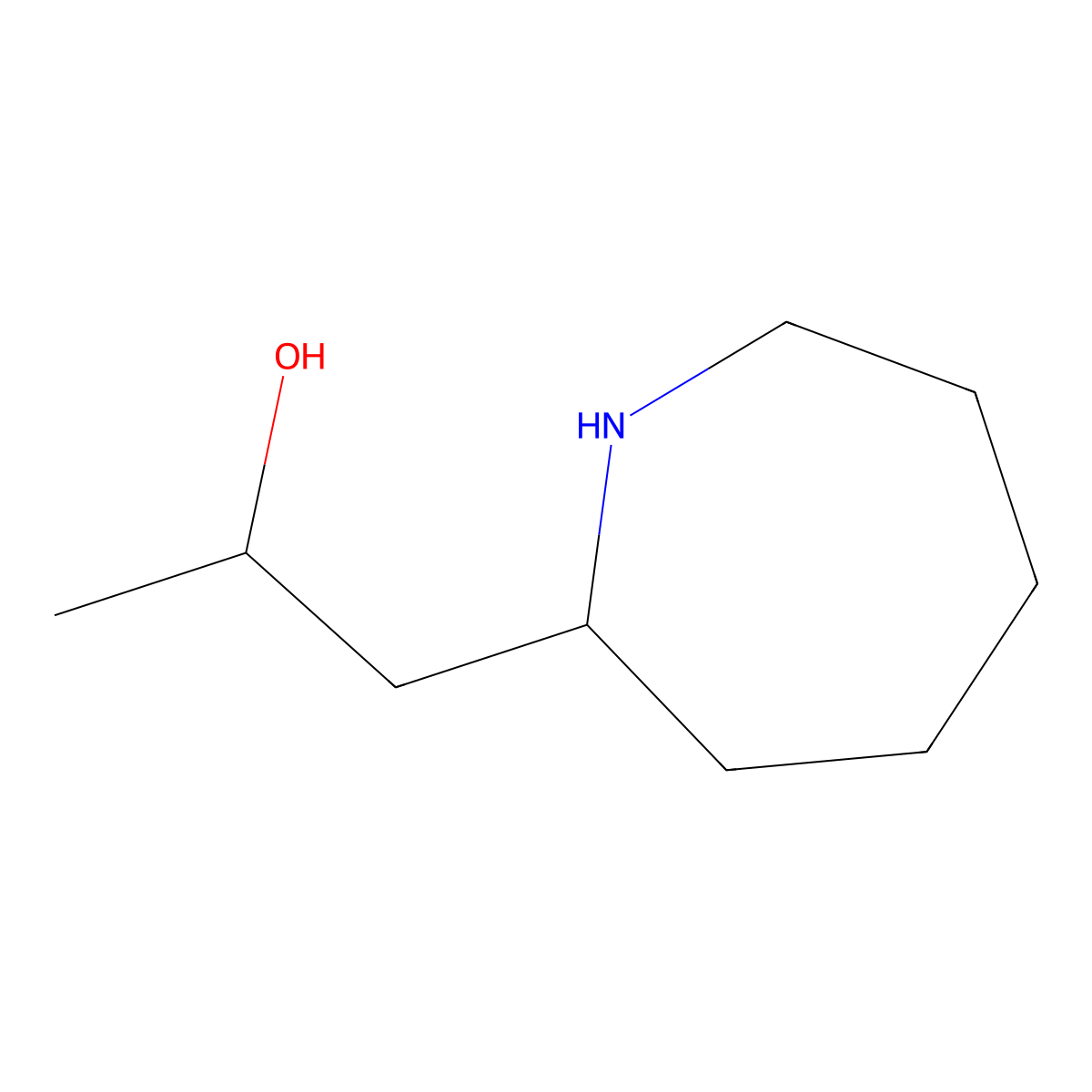 1-(Azepan-2-yl)propan-2-ol molecular structure, CAS 1506449-63-3