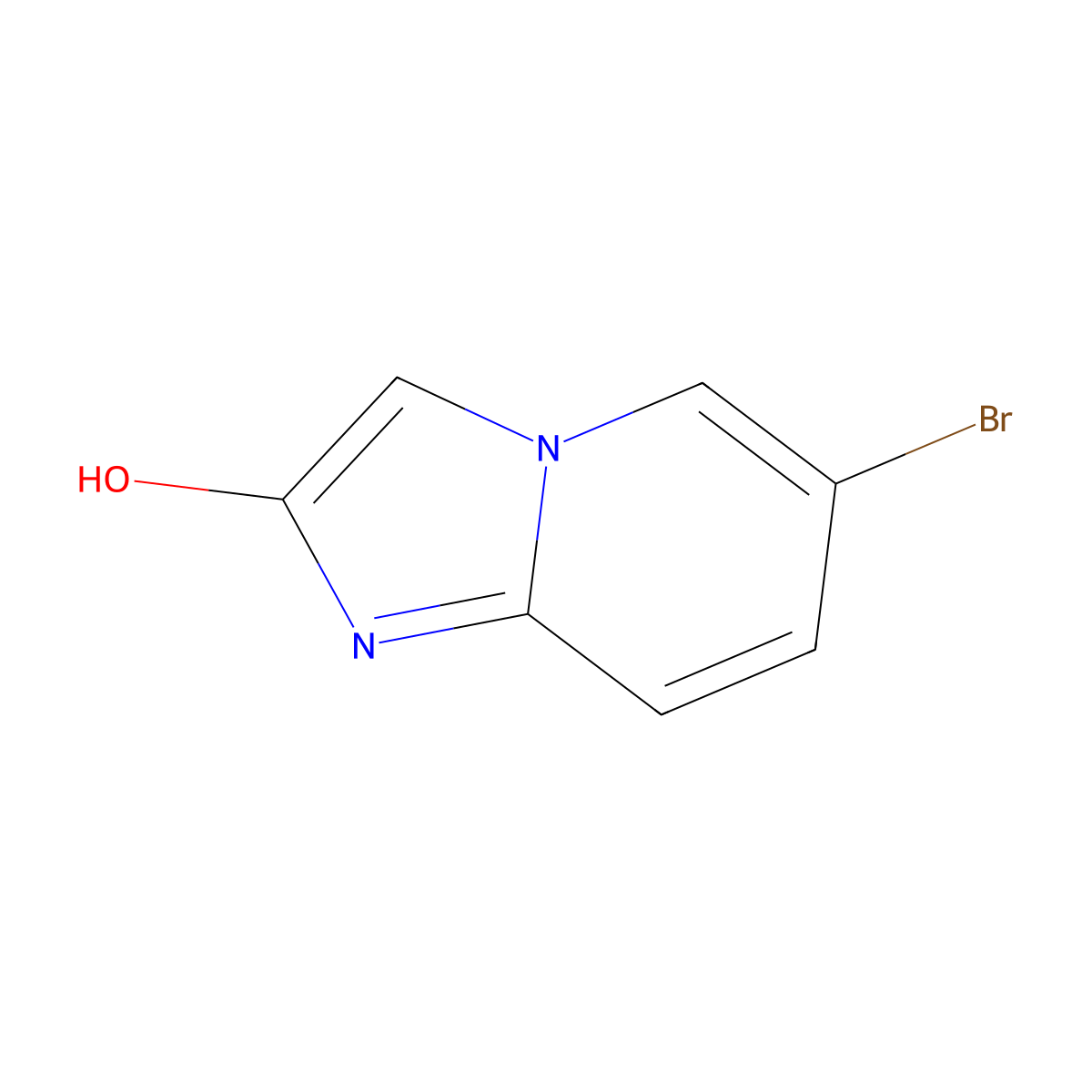 6-Bromoimidazo[1,2-a]pyridin-2-ol molecular structure, CAS 1506471-03-9