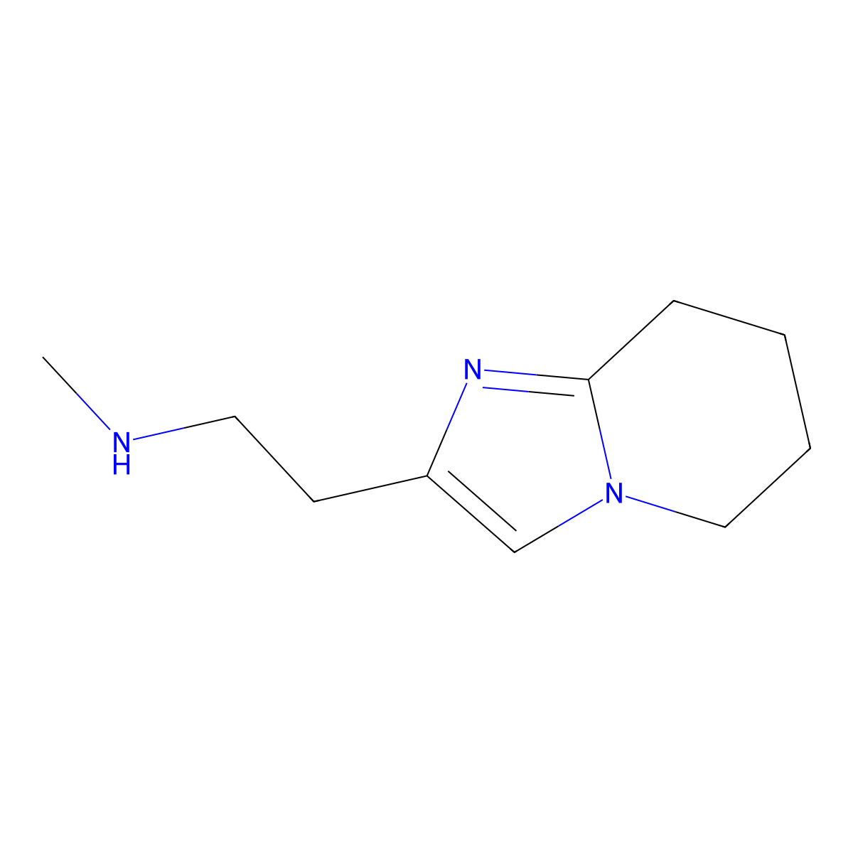 N-Methyl-2-(5,6,7,8-tetrahydroimidazo[1,2-a]pyridin-2-yl)ethan-1-amine molecular structure, CAS 1506523-62-1